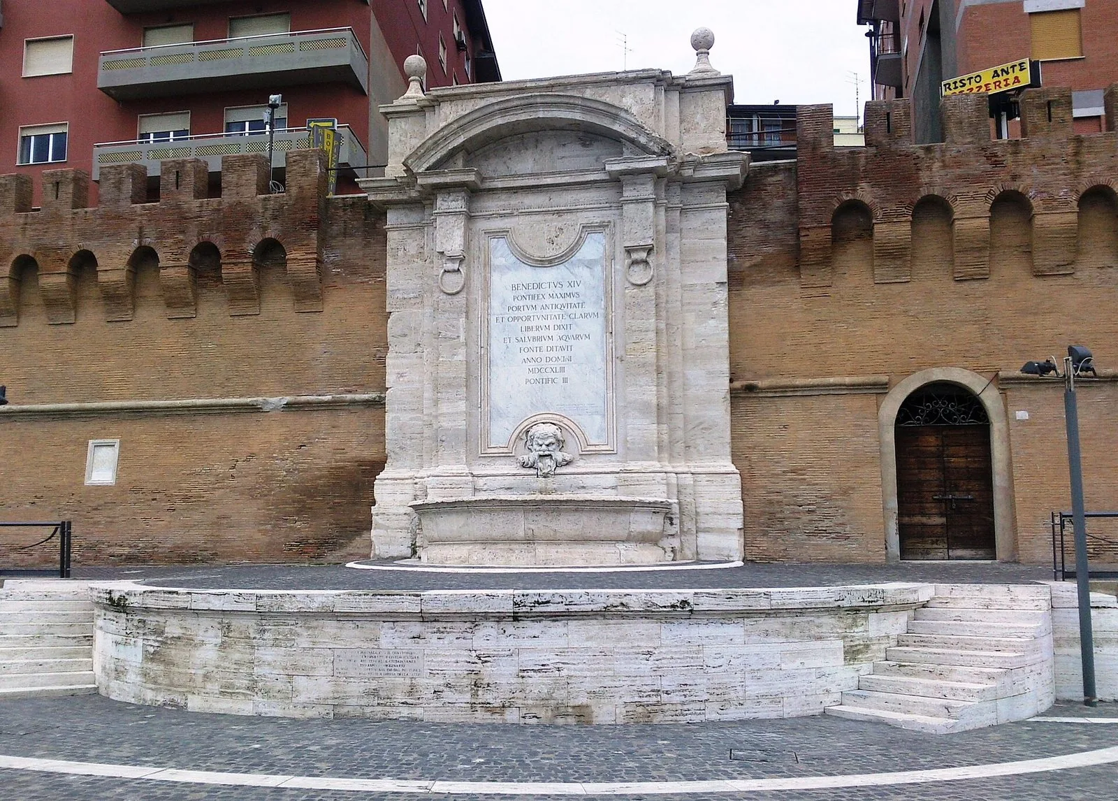 La Fontana del Vanvitelli a Civitavecchia