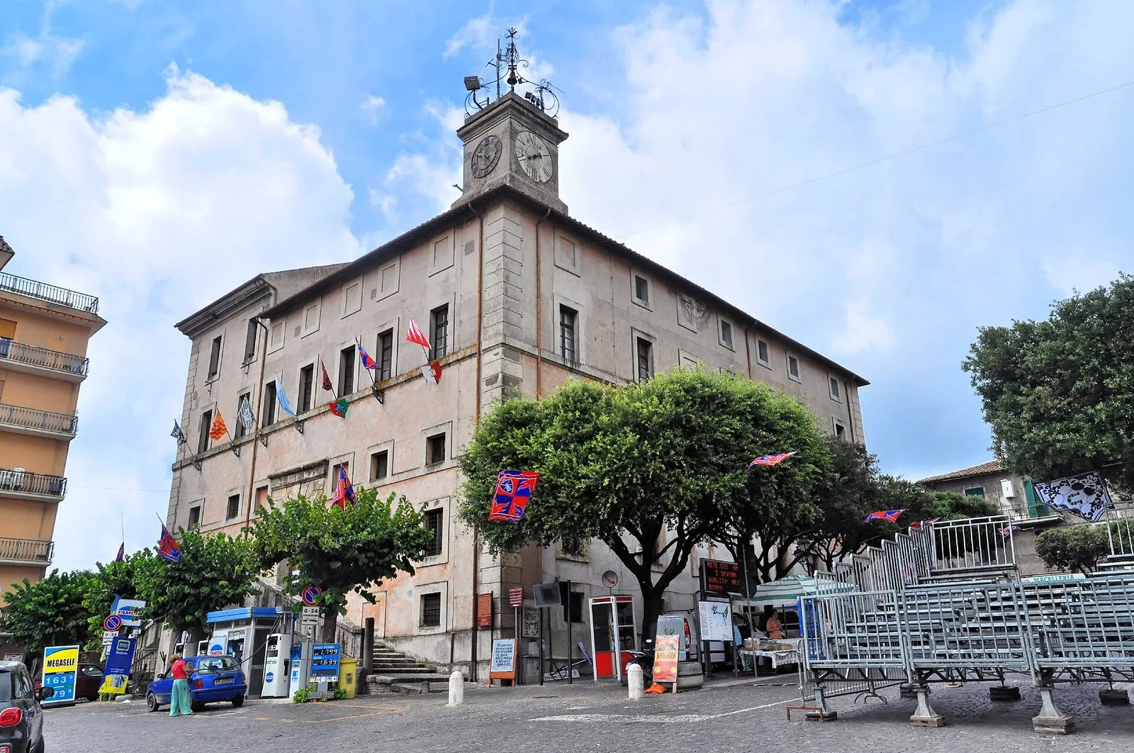 Il Palazzo Camerale nel centro di Allumiere